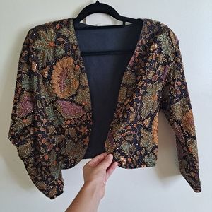 SOLD Show Stopping Vintage Beaded Blazer